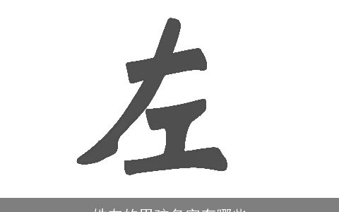 姓左的男孩名字有哪些