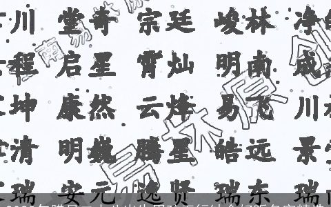 2023年腊月二十八出生男孩五行缺金好听名字精选