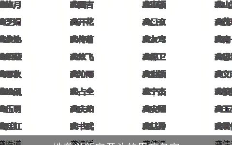 姓龚以新字开头的男孩名字