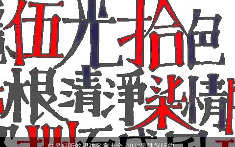 姓吴好听的男孩名字大全 2023吴姓好听的男孩名推荐 好听好听的吴姓男孩名字大全推荐