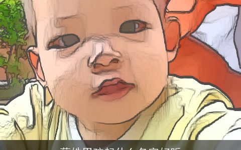 蔡姓男孩起什么名字好听