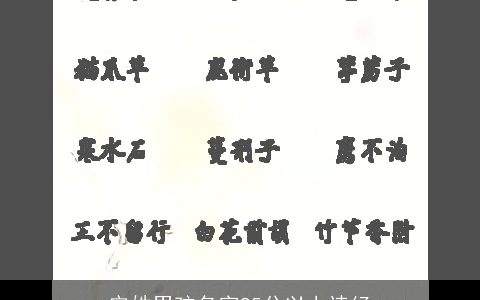 安姓男孩名字95分以上诗经