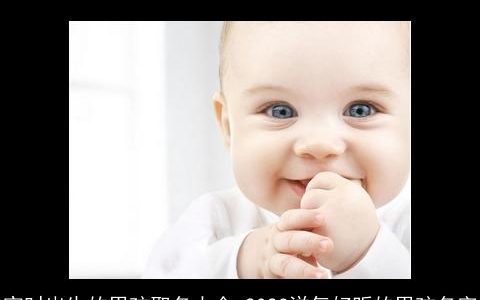 寅时出生的男孩取名大全 2023洋气好听的男孩名字