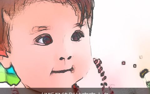 好听又特别的宝宝小名