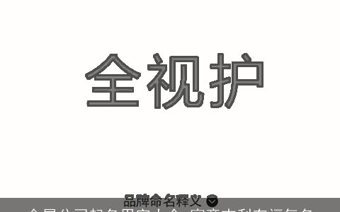 金属公司起名用字大全 寓意吉利有福气名