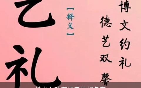 姓龙女孩有涵养的好名字