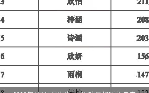 2024年1月11日出生的 男孩最好听的名字
