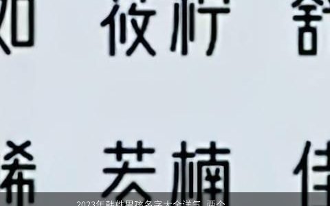 2023年韩姓男孩名字大全洋气 两个字的宝宝名 新颖洋气的韩姓男孩宝宝名字