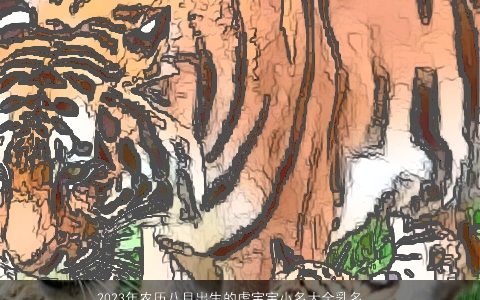 2023年农历八月出生的虎宝宝小名大全乳名精选 霸气好听的虎宝宝小名乳名名字大全精挑