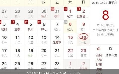 2024年2月14日出生的孩子是什么命 名字大全怎么取 帅气有涵养的宝宝名最新