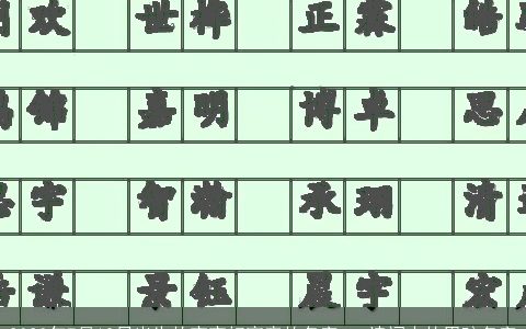 2023年7月19日出生的宝宝好寓意的名字   诗词中的男孩名字