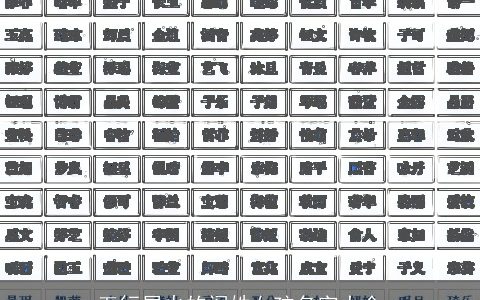 五行属火的阎姓女孩名字大全