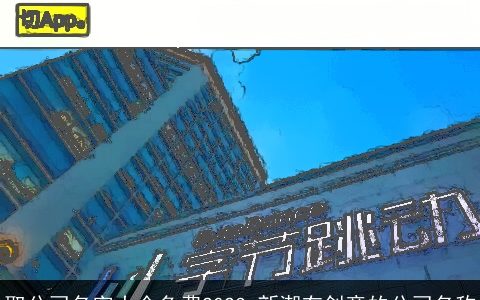 取公司名字大全免费2024 新潮有创意的公司名称