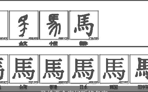马姓两个字好听的名字