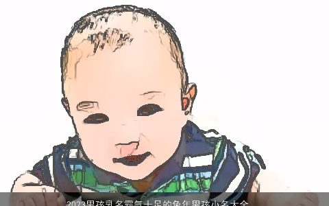 2024男孩乳名霸气十足的龙年男孩小名大全推荐 帅气霸气的男孩乳名虎小名名字大全精选