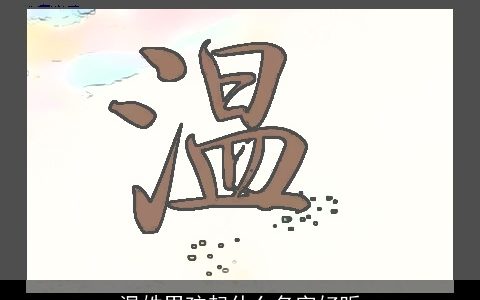 温姓男孩起什么名字好听