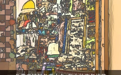 免费店铺起名字大全 复古的店名推荐