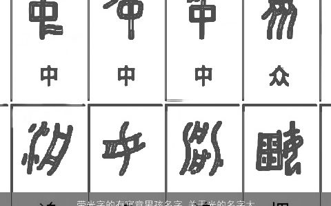带光字的有寓意男孩名字 关于光的名字大全 2023洋气寓意的带光字男孩名最新