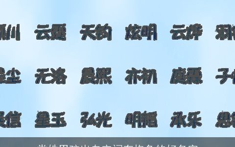 娄姓男孩出自宋词有抱负的好名字