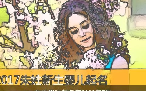 朱姓男孩起名字2023年7月