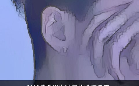 2023精选男生帅气的微信名字_