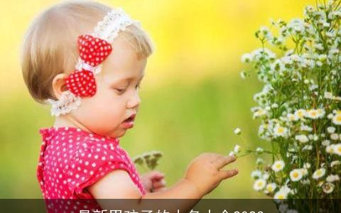 最新男孩子的小名大全2023