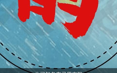 公司起名有忌用字吗