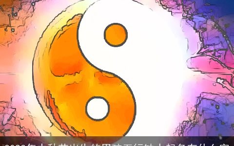 2023年中秋节出生的男孩五行缺水起名有什么字