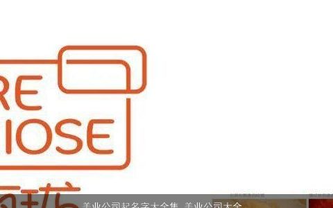 美业公司起名字大全集 美业公司大全起什么名字大全 好听稀少的公司公司名