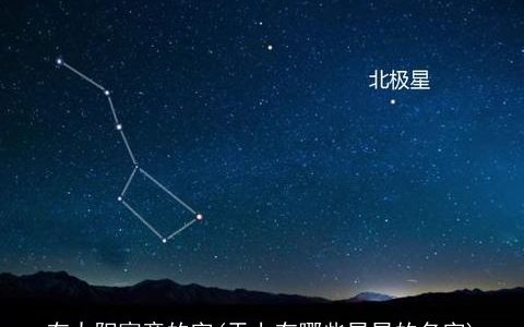 有太阳寓意的字(天上有哪些星星的名字)
