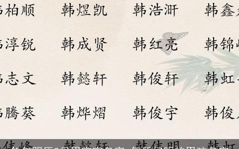 兔年阴历2月男宝宝名字 气质好听的男孩名字