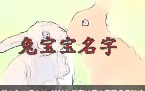 3D八卦图怎么看 2023帅气有涵养的宝宝名字精选