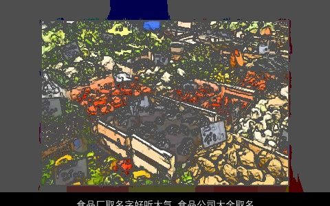 食品厂取名字好听大气 食品公司大全取名大全推荐2024 好听大气的公司名字大全