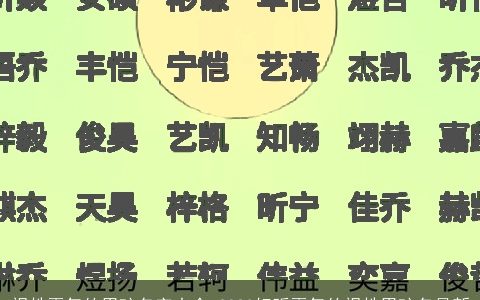 祝姓霸气的男孩名字大全 2023好听霸气的祝姓男孩名最新
