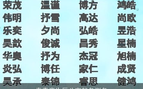 秦青彦生辰八字起名测名