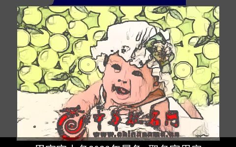 男宝宝小名2023年属兔 取名宜用字