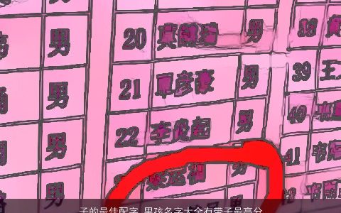 子的最佳配字 男孩名字大全有带子最高分 2023好听吉利的带子字男孩名字最新