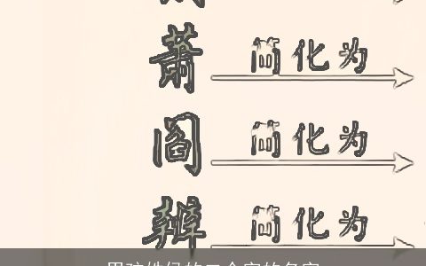 男孩姓侯的二个字的名字
