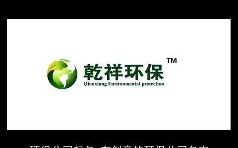 环保公司起名 有创意的环保公司名字