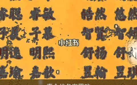 喜金的名字男孩