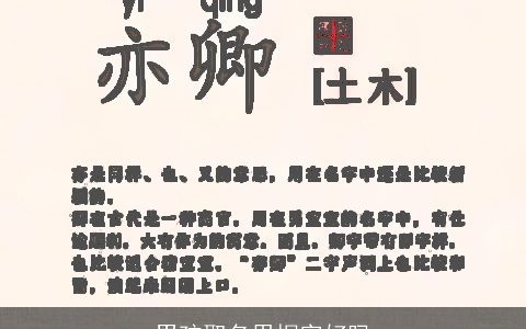 男孩取名用桐字好吗