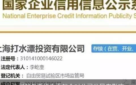 公司起名要慎重不然会对公司发展有影响