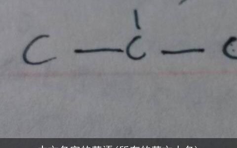 中文名字的英语(所有的英文人名)