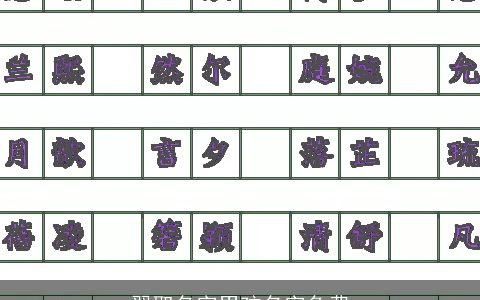 翟取名字男孩名字免费