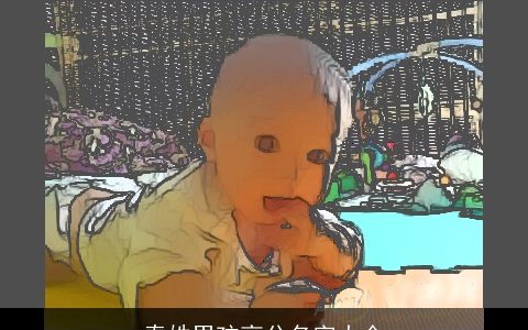 秦姓男孩高分名字大全