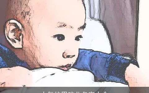 大气的男孩儿名字大全