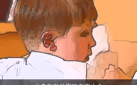 古典气息的男孩名字大全