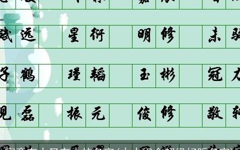 寓意有水又有木的名字(木水组合超级好听名字)