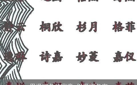 用泽取名的寓意 用泽取名字