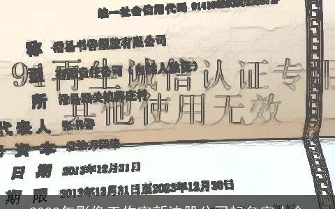 2024年影像工作室新注册公司起名字大全